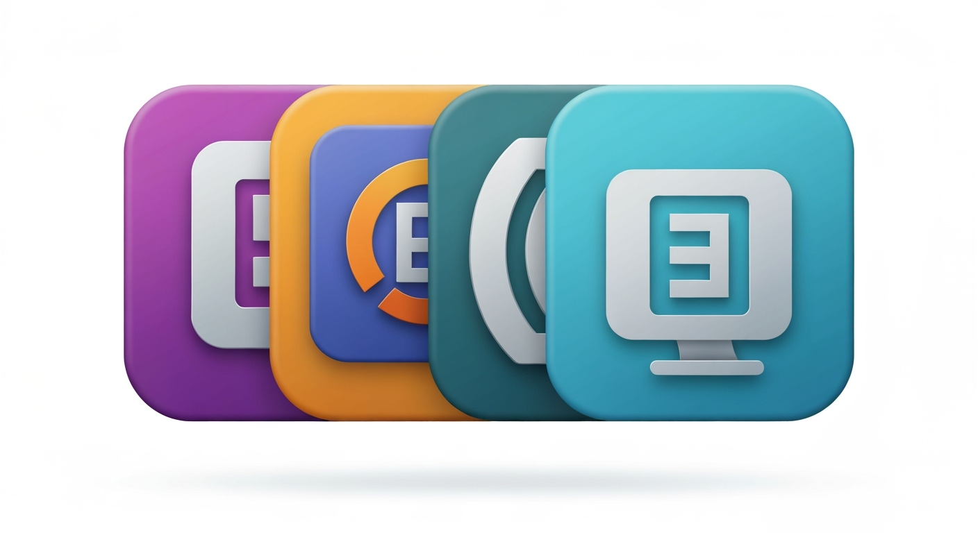 App icons merging into one