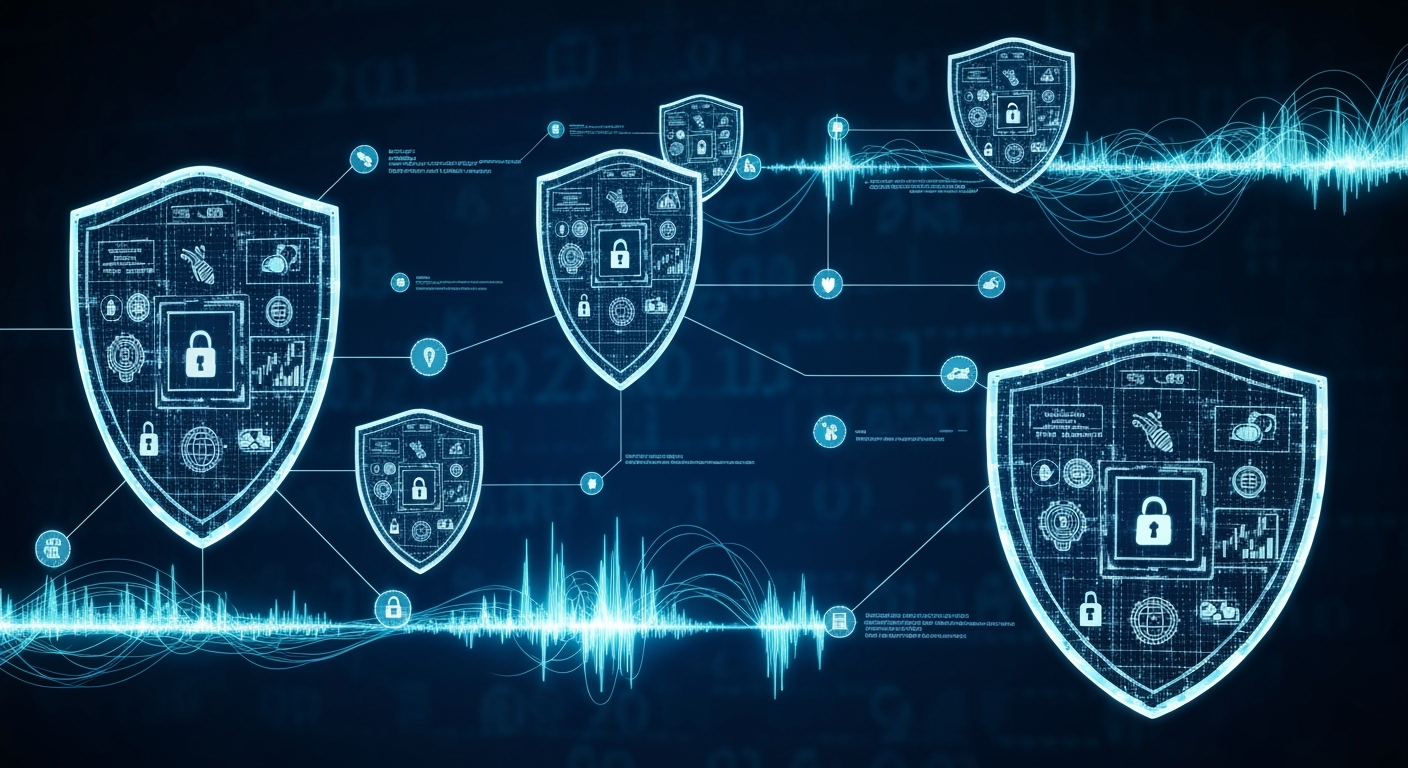 Zero Trust network: nodes with digital shields